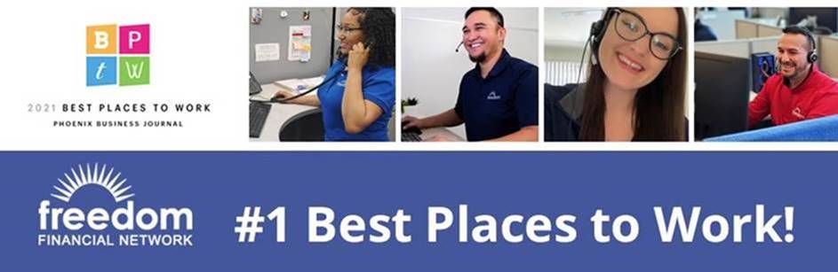 2021 Best Place to Work banner